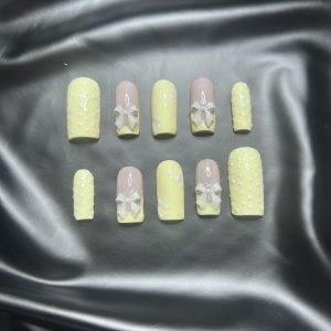Butter Yellow Bows