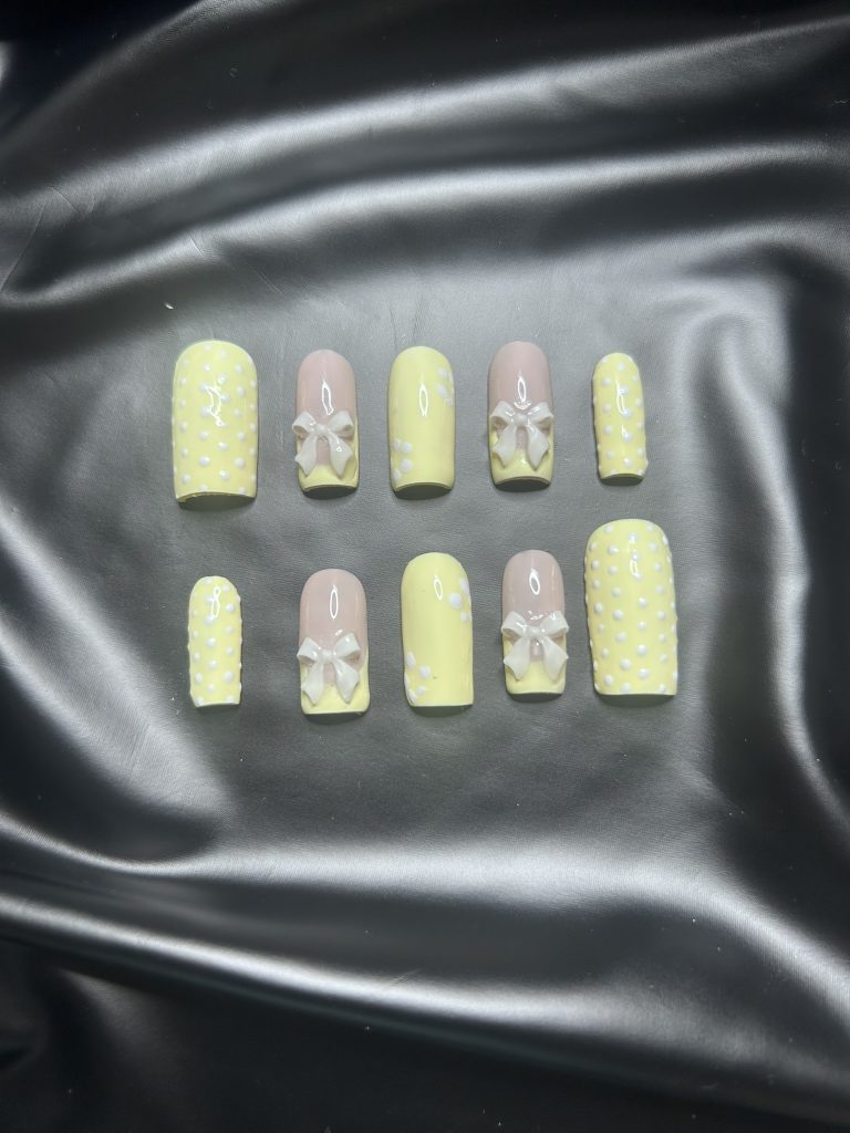Butter Yellow Bows